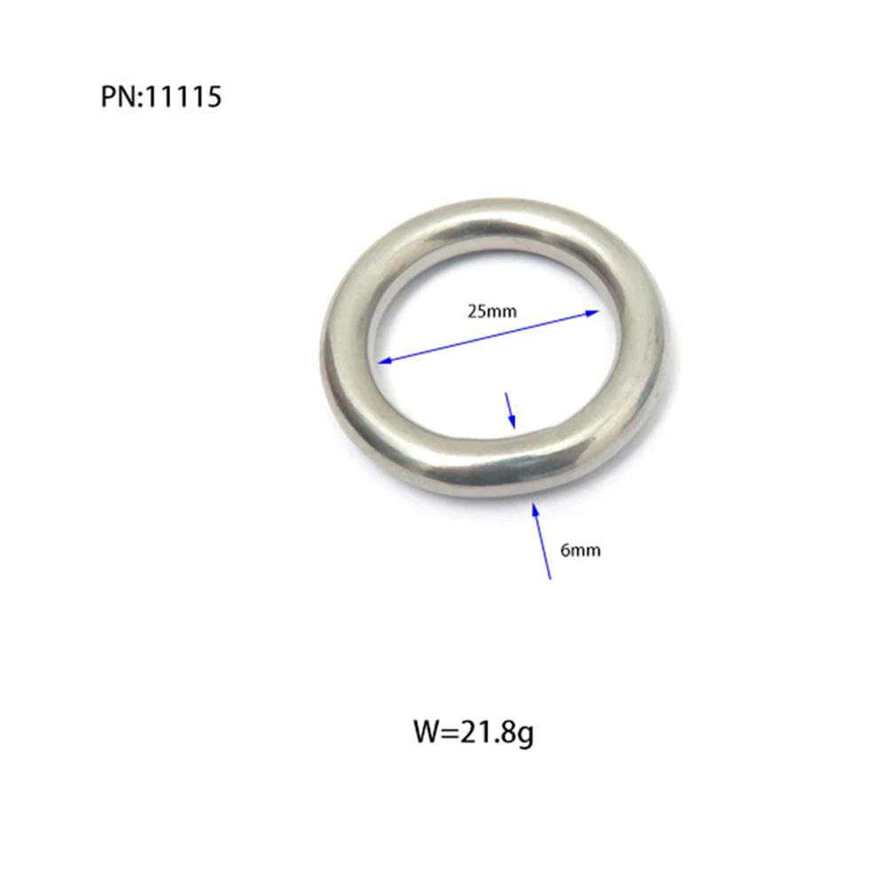스쿠버 다이빙 O링, 316 스테인레스 스틸 BCD 액세서리, 야외 실용 하이 퀄리티, 22g, 18g, 38g, 25mm, 32mm, 50mm